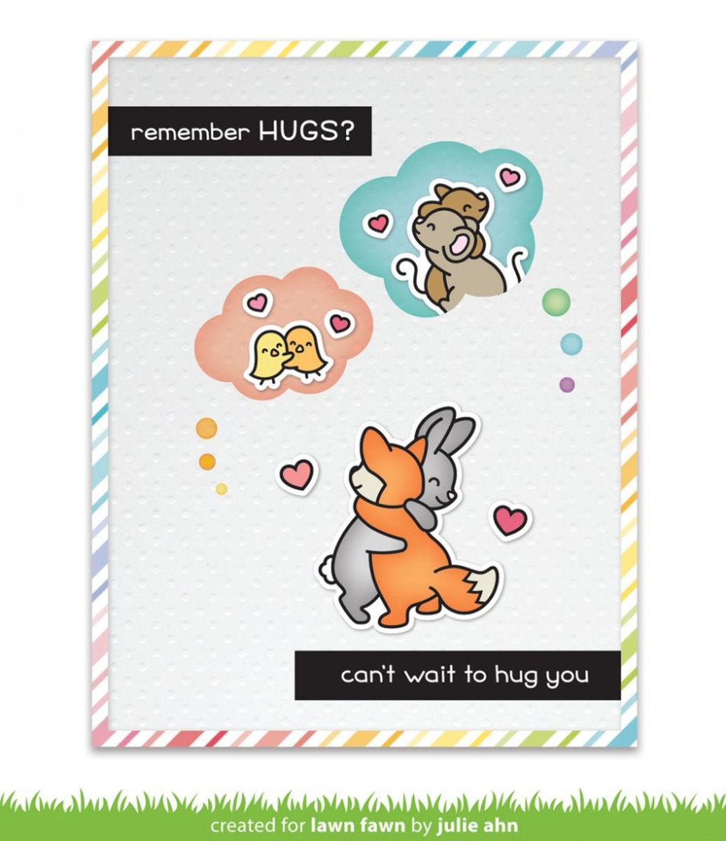 Lawn Fawn Thought Bubbles Stencil