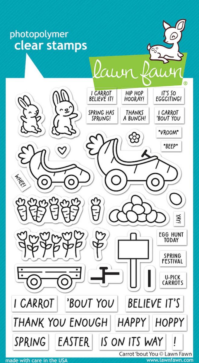 Lawn Fawn Carrot 'bout You Stamp Set
