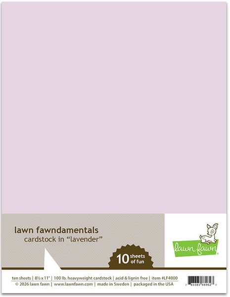 Hovedbilde Lawn Fawn Cardstock - Lavender