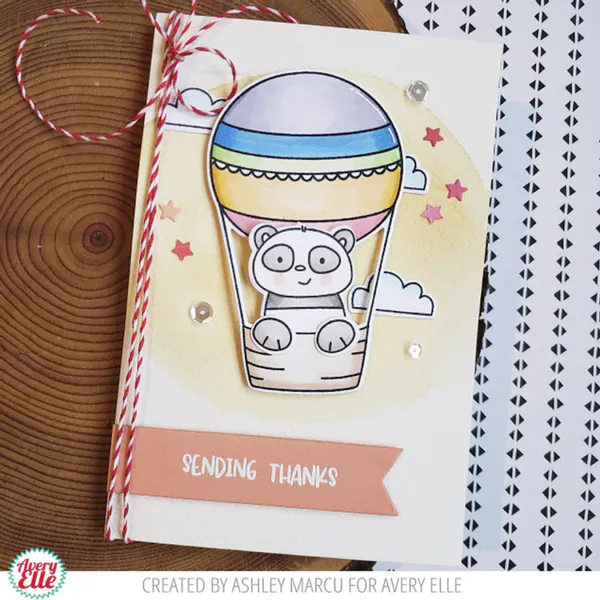 Hovedbilde Avery Elle Peek-A-Boo Balloon Stamp & Die Set