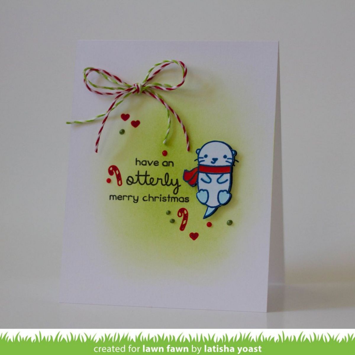 Lawn Fawn Winter Otter Stamp Set