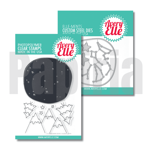 Hovedbilde Avery Elle Starry Scene Stamp and Die Set