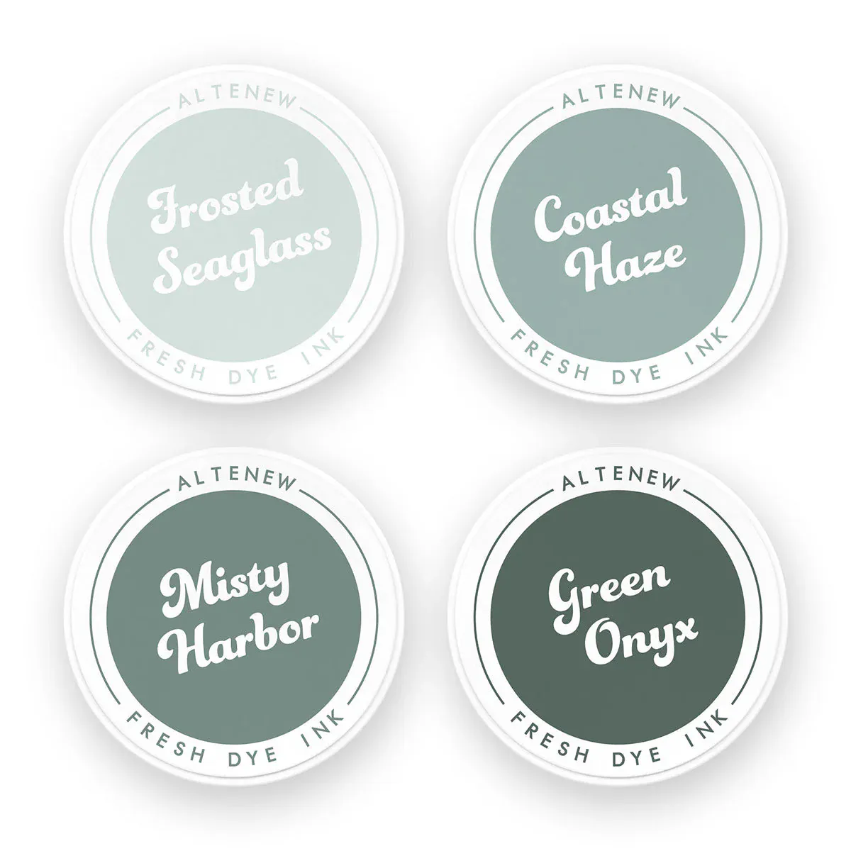 Altenew Coastal Mist Fresh Dye Ink Mini Cube Set
