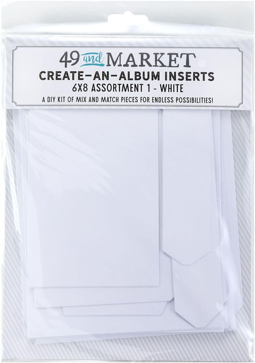 Create-an-Album Inserts Assortment 1 - White