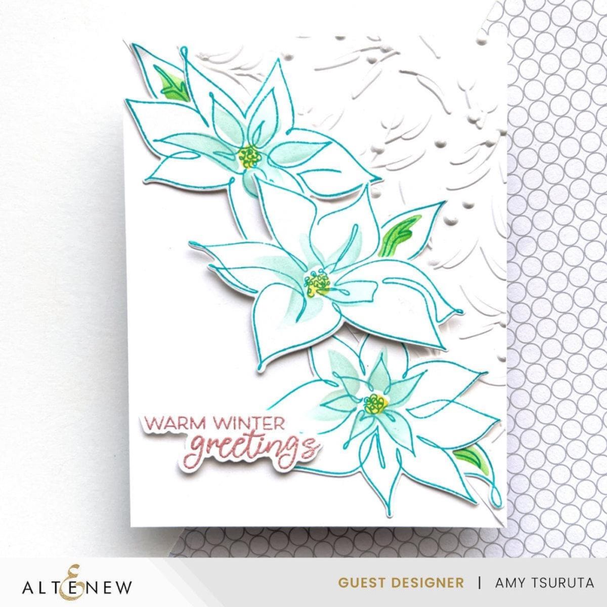 Altenew Linear Life Poinsettias Bundle