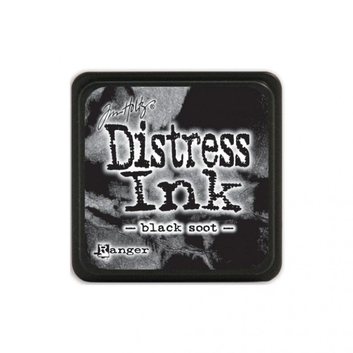 Mini Distress Ink Pad Black Soot