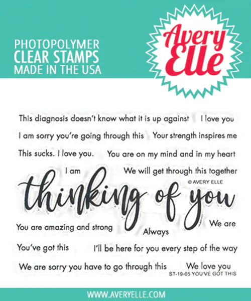 Hovedbilde Avery Elle You've Got This Clear Stamps