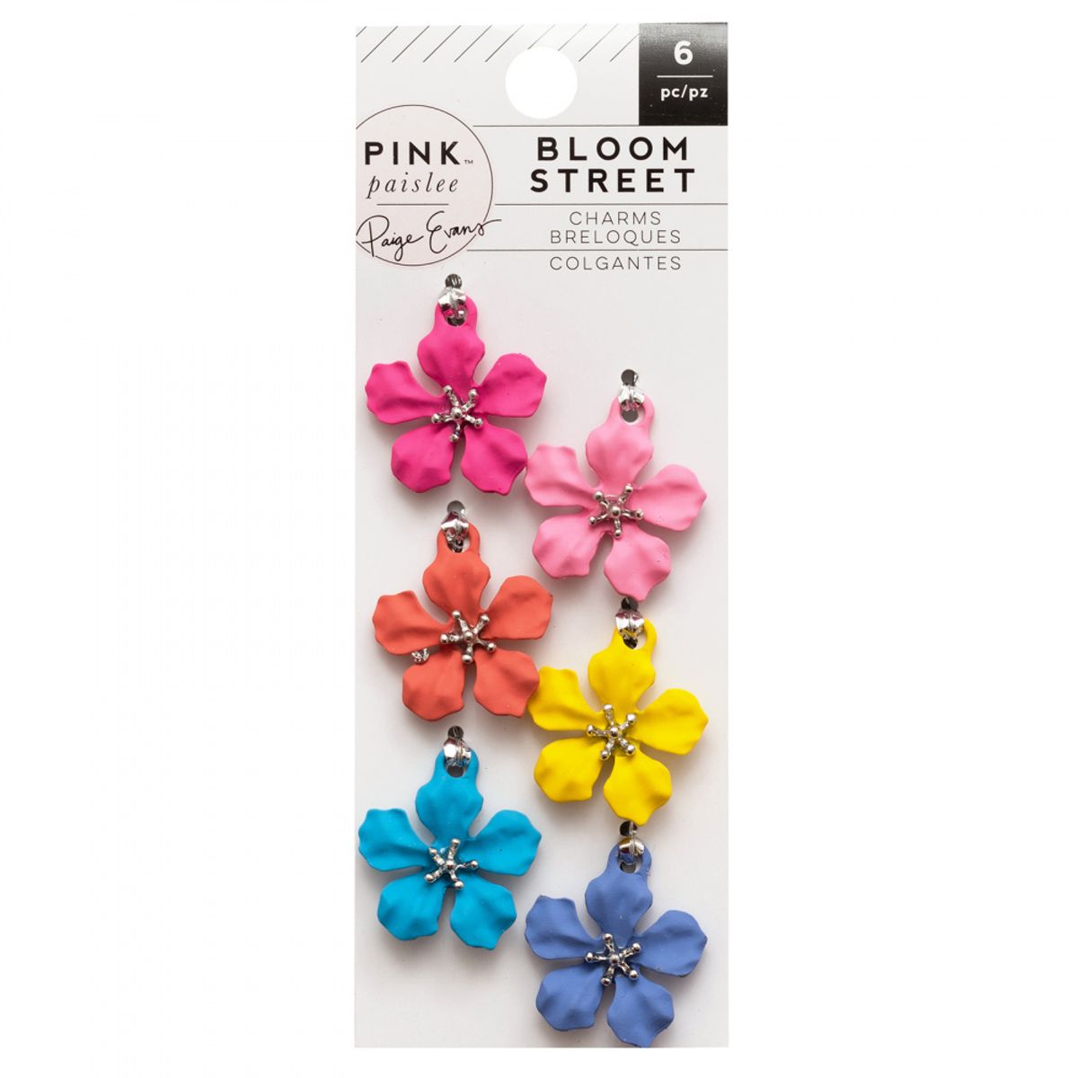 Pink Paislee Charms - Bloom Street