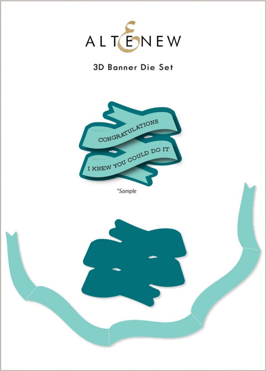 Altenew 3D Banner Die Set