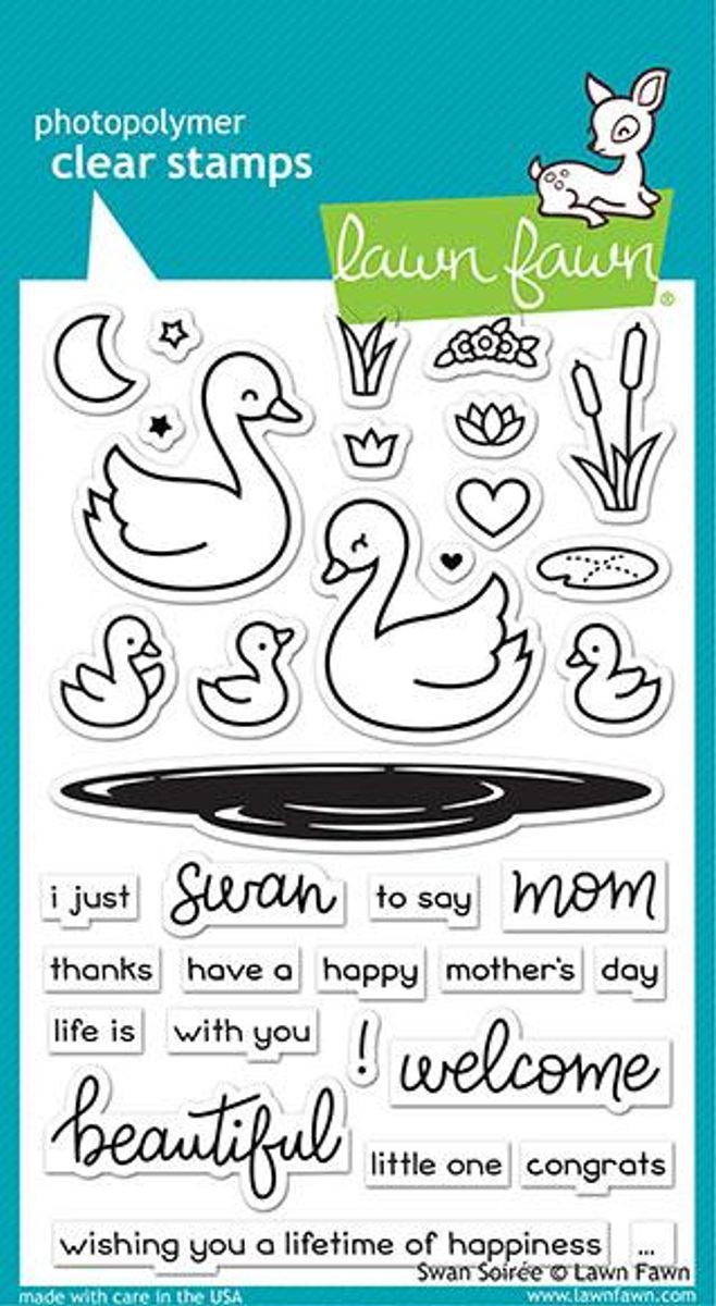 Lawn Fawn Swan Soirée Dies