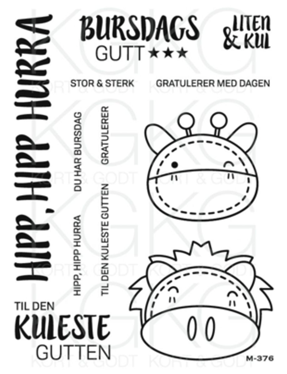 Kort og Godt Stempel M-376