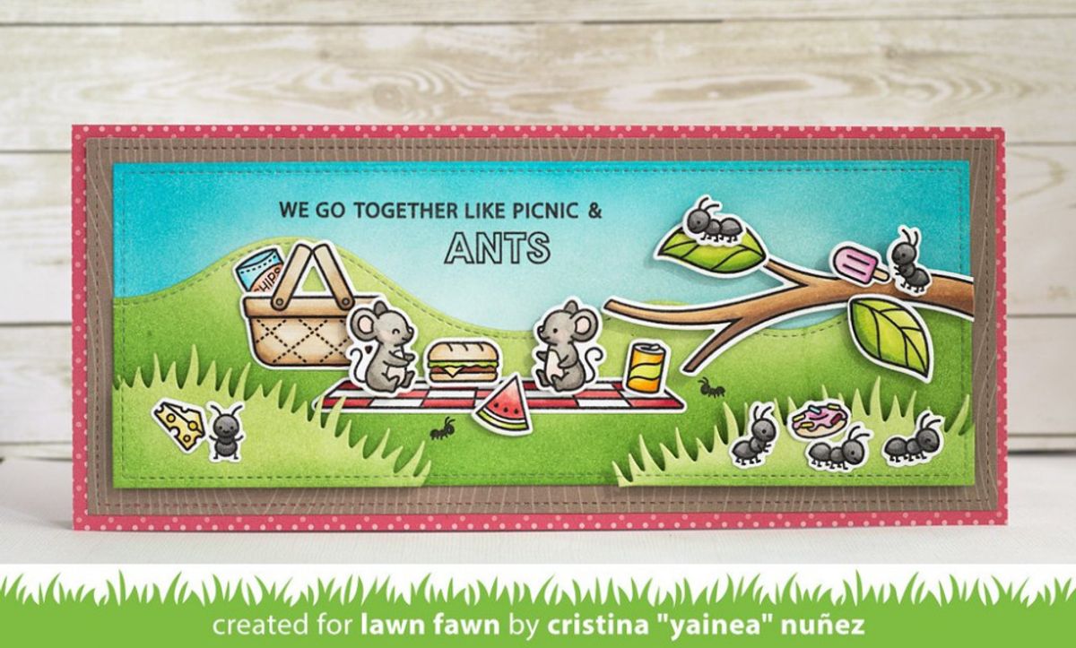 Lawn Fawn Crazy Antics Stamp Set