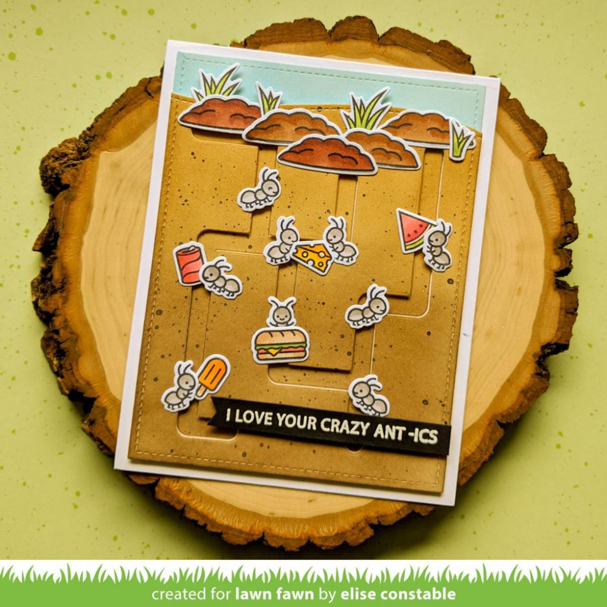 Lawn Fawn Crazy Antics Stamp Set