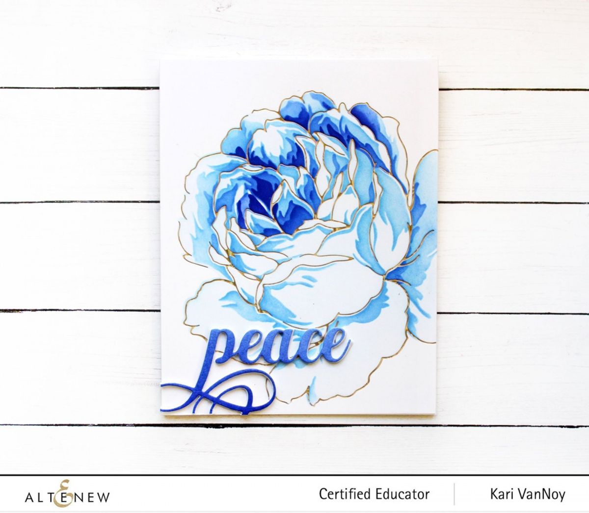 Altenew Gilded Rose Hot Foil Plate