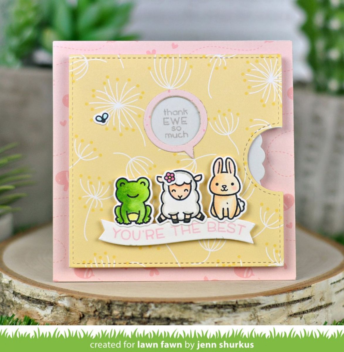 Lawn Fawn Reveal Wheel Circle Add-On Frames: Balloon and Speech 