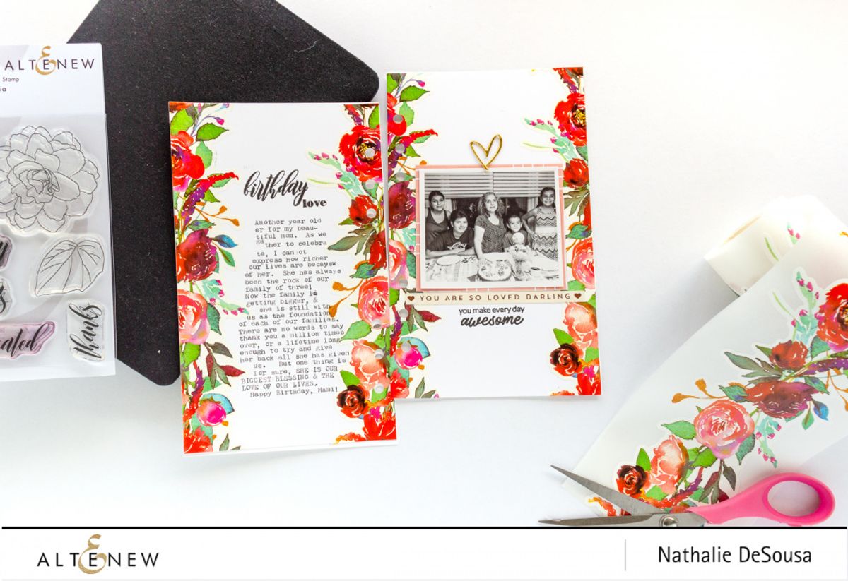Altenew Vibrant Spray Die Cut Tape