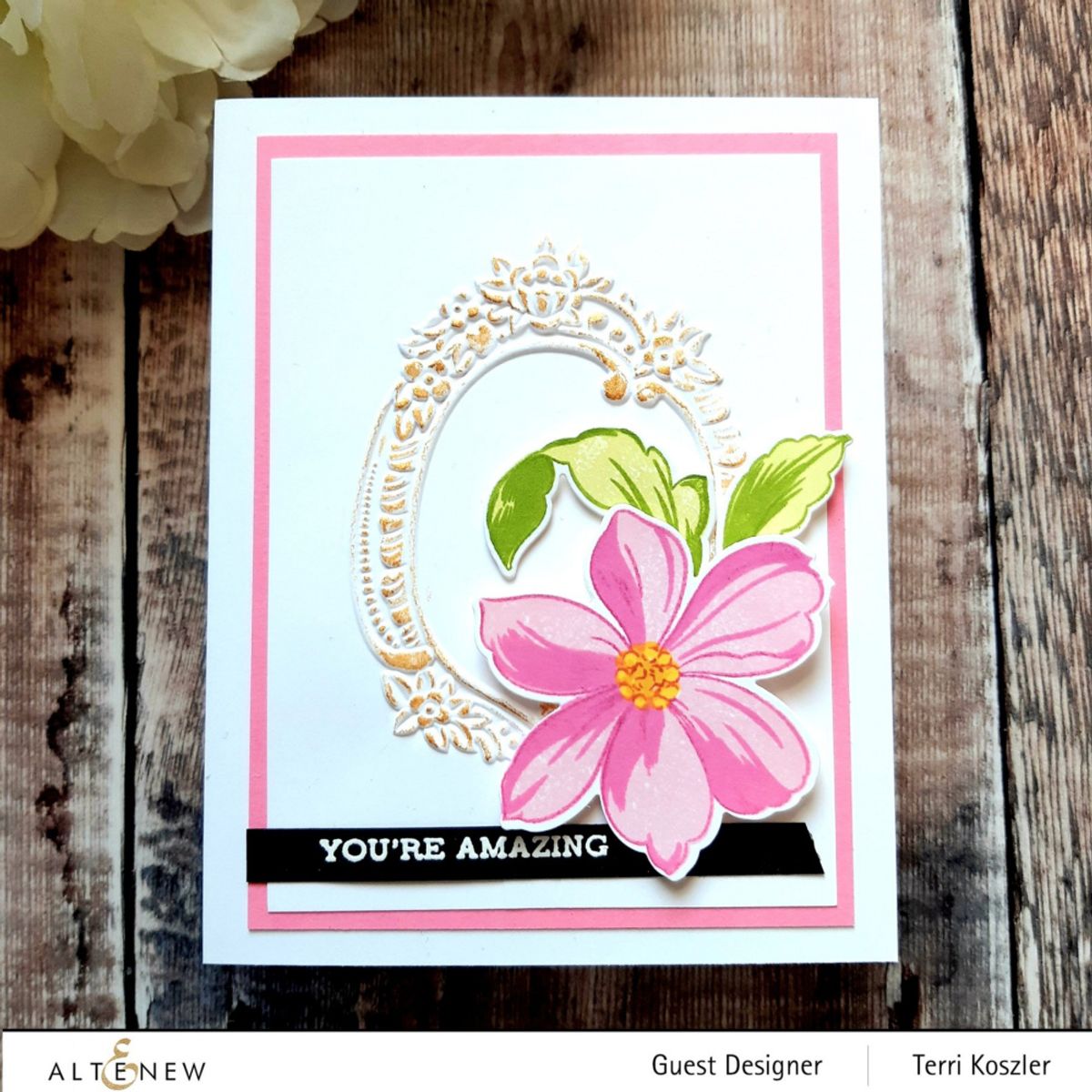 Altenew Baroque Frame 3D Embossing Folder