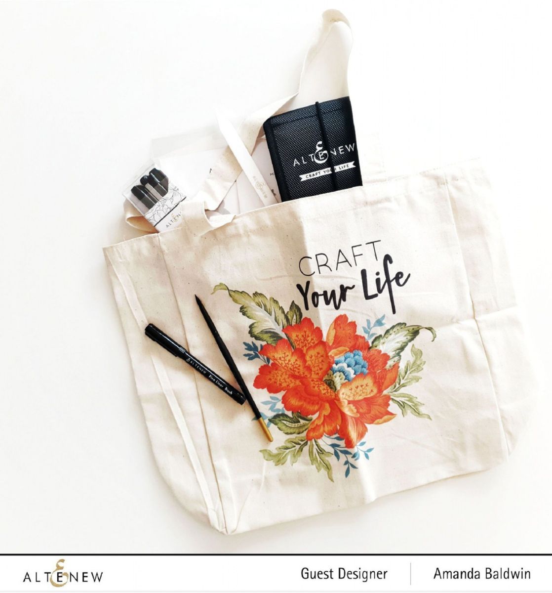 Altenew Craft Your Life Tote Bag