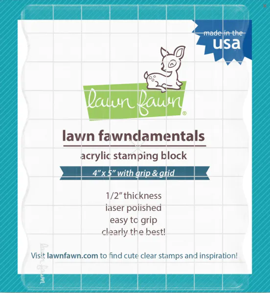 Hovedbilde Lawn Fawn Acrylic Block 4'' x 5''