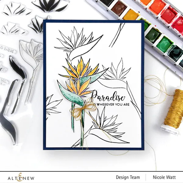 Bilde av Altenew Bird of Paradise Stamp Set