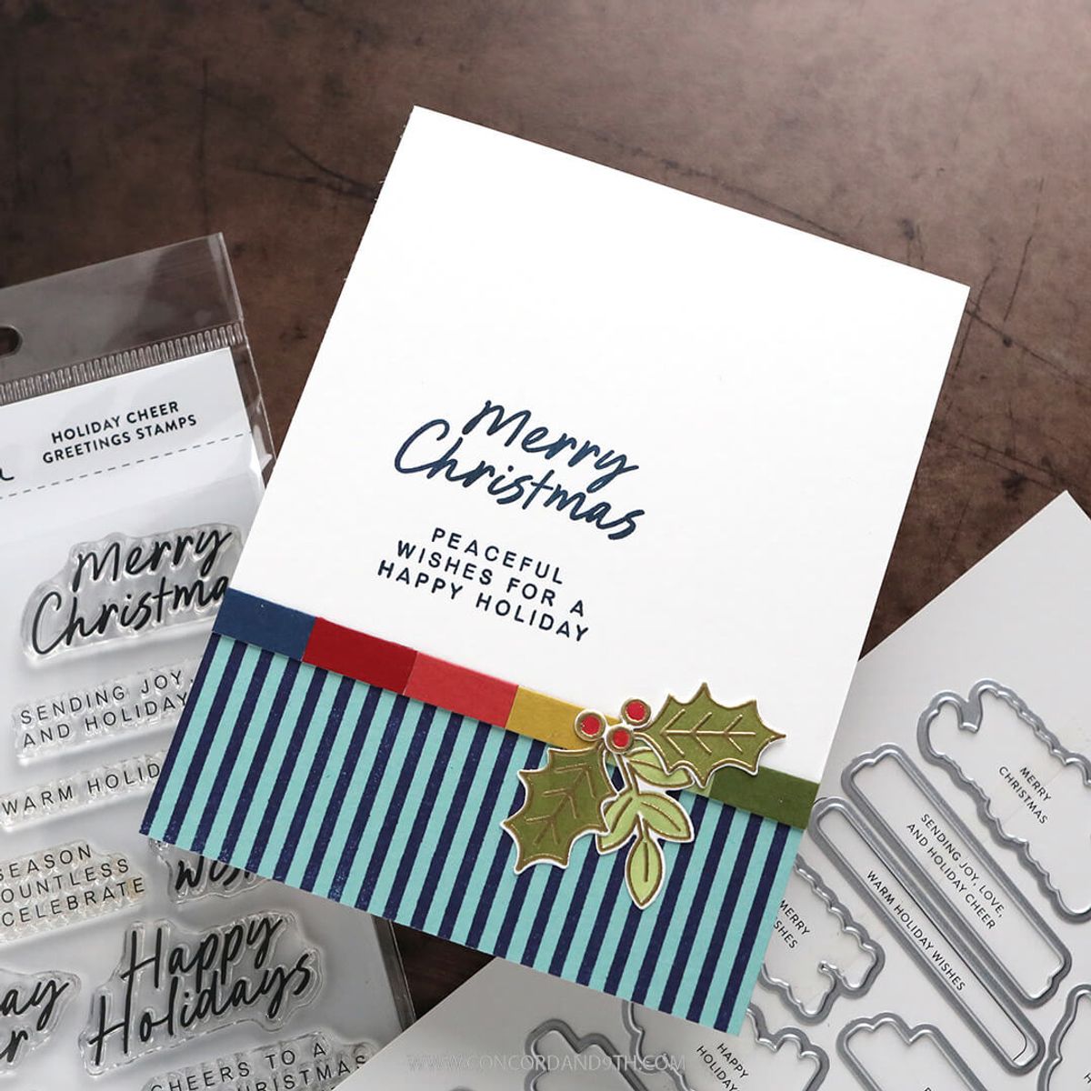 XL Basic Stripes Background Stamp