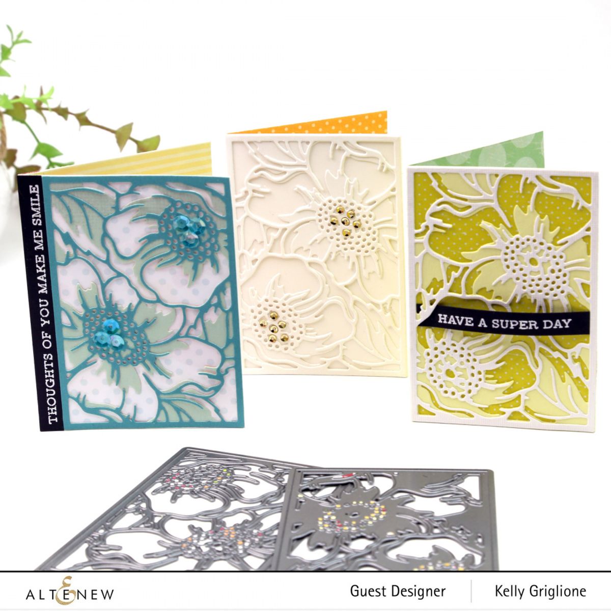 Altenew Dog Rose Panel A & B Die Bundle