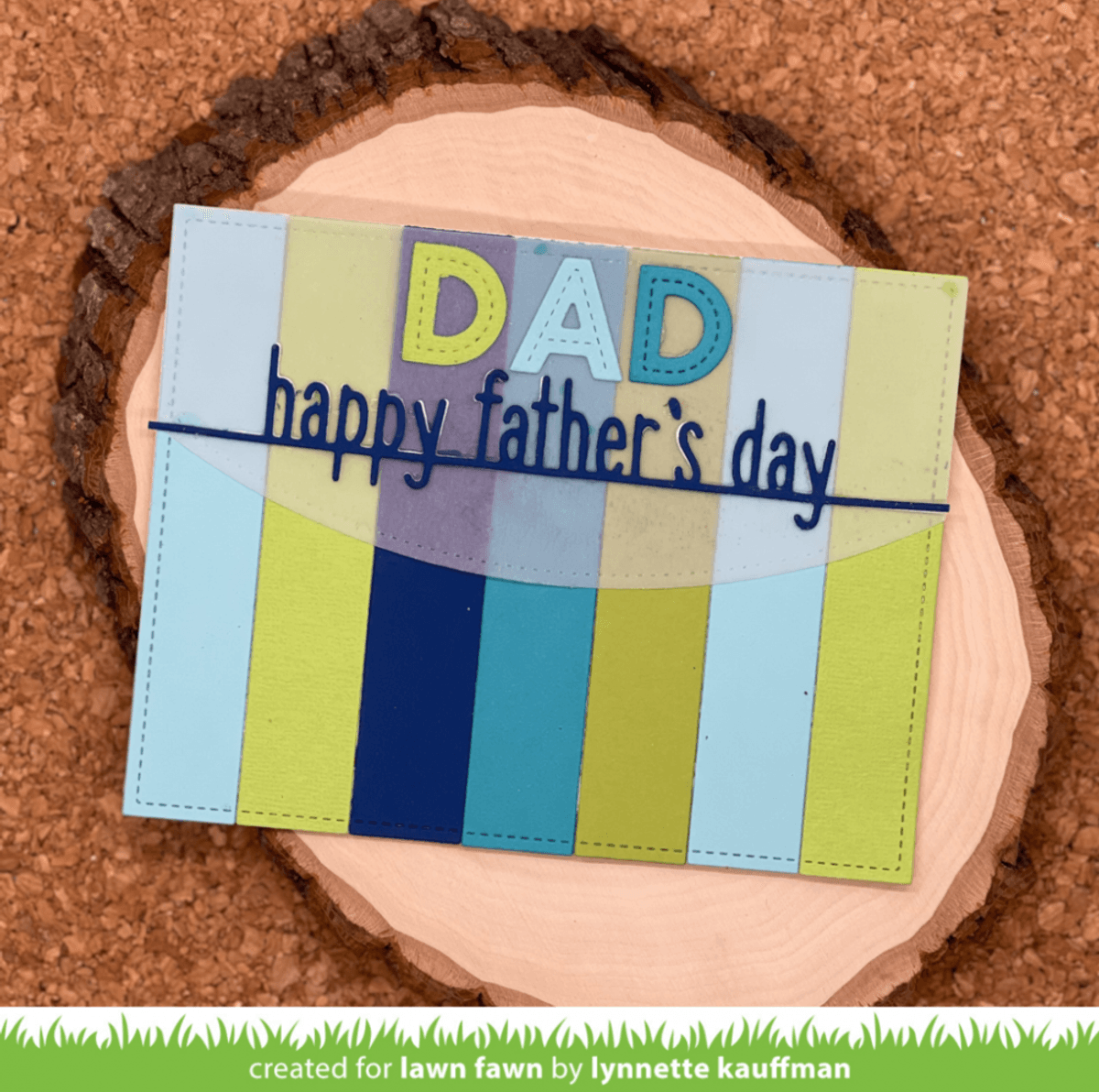 Lawn Fawn Simple Stripes: Portrait Die