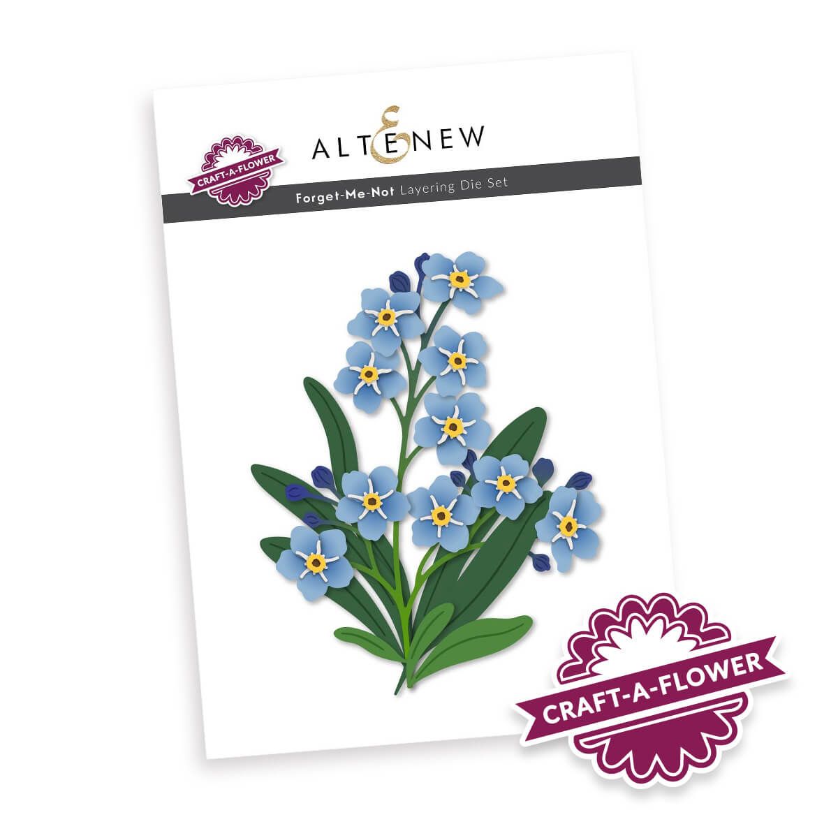 Craft-A-Flower: Forget-Me-Not Layering Die Set