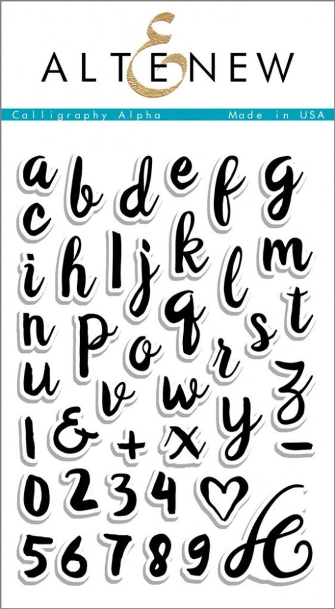 Altenew Calligraphy Alpha Die Set