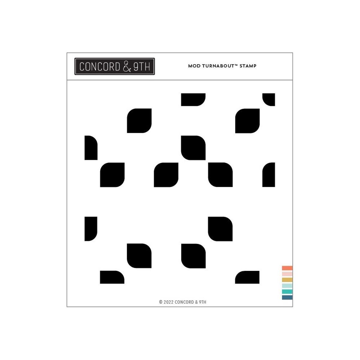 Concord & 9th Mod Turnabout Stamp
