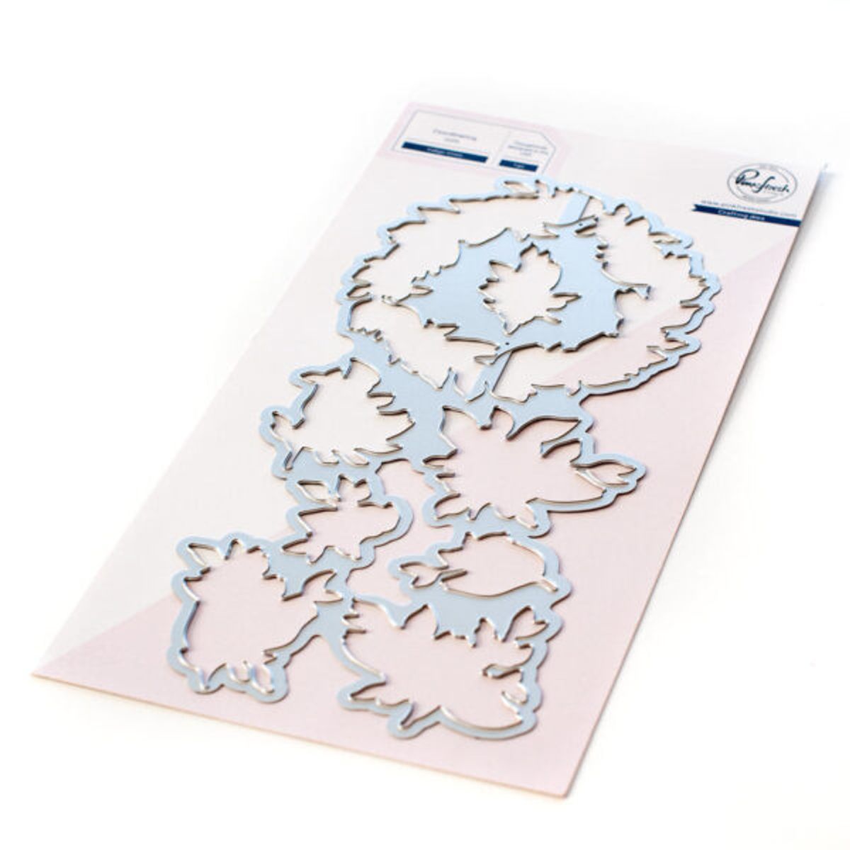 Pinkfresh Studio Indigo Vines stencil set