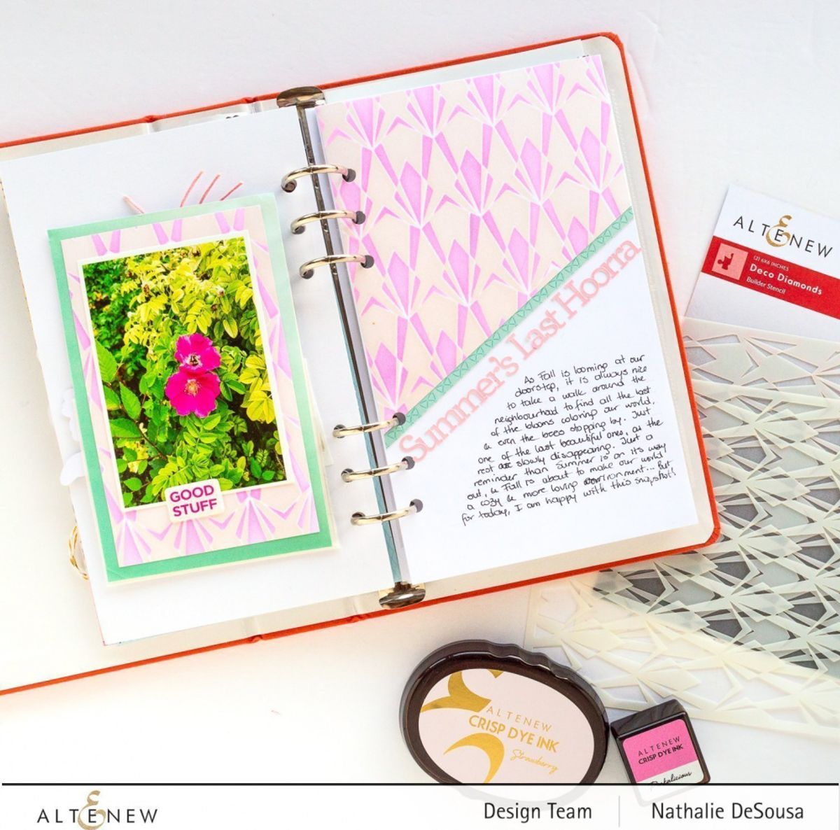 Altenew Deco Diamonds Stencil Set