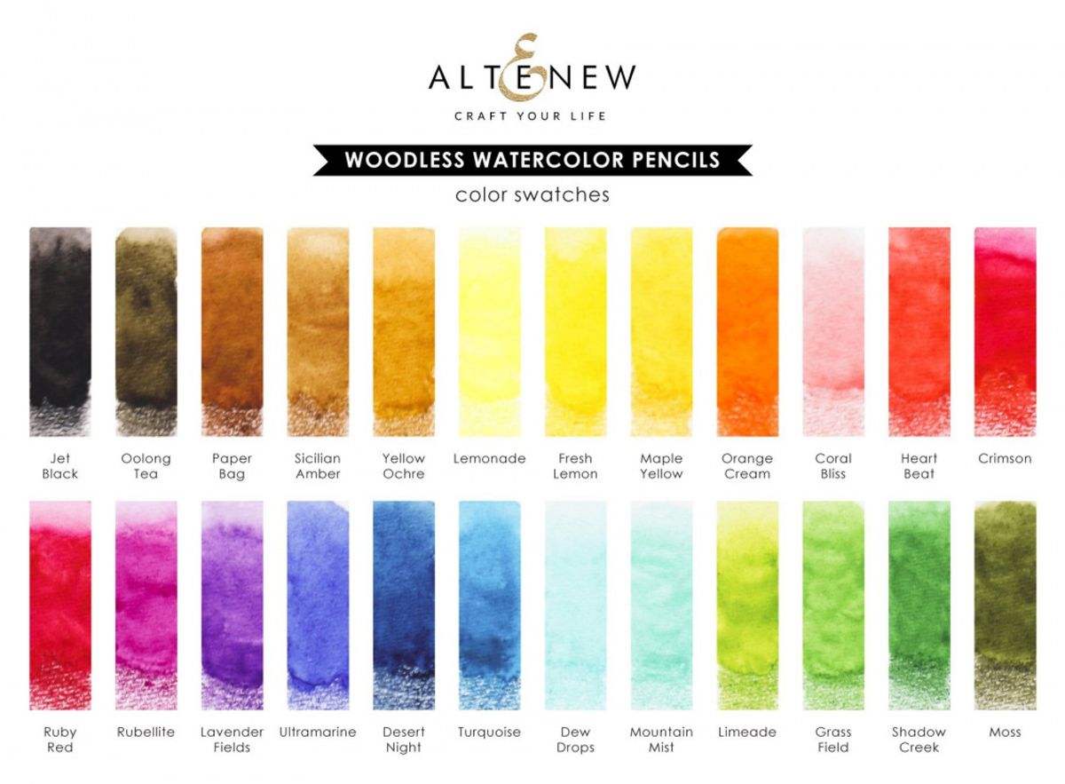 Altenew Woodless Watercolor Pencil 24 Set