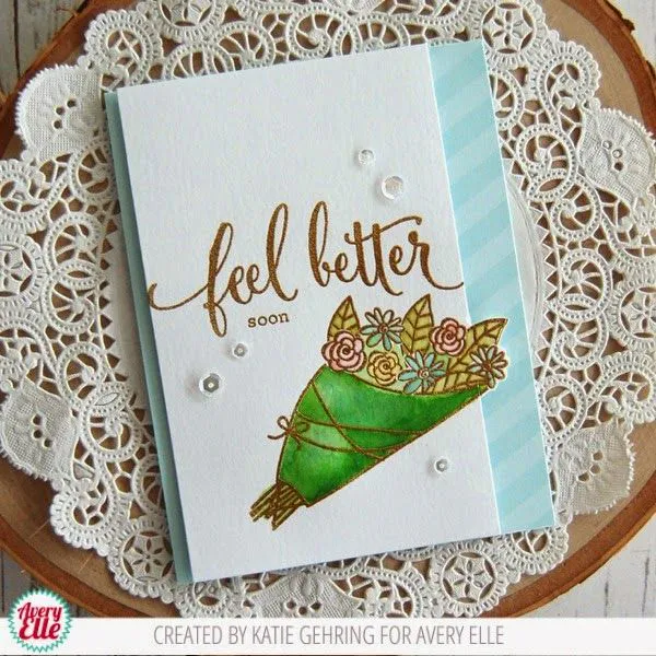 Hovedbilde Avery Elle Get Well Stamp Set