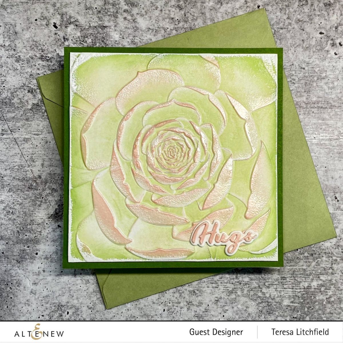Altenew Mega Succulent 3D Embossing Folder