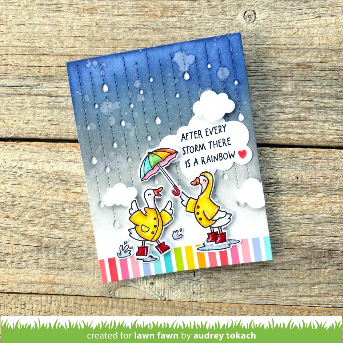Lawn Fawn Rainbow Sentiments