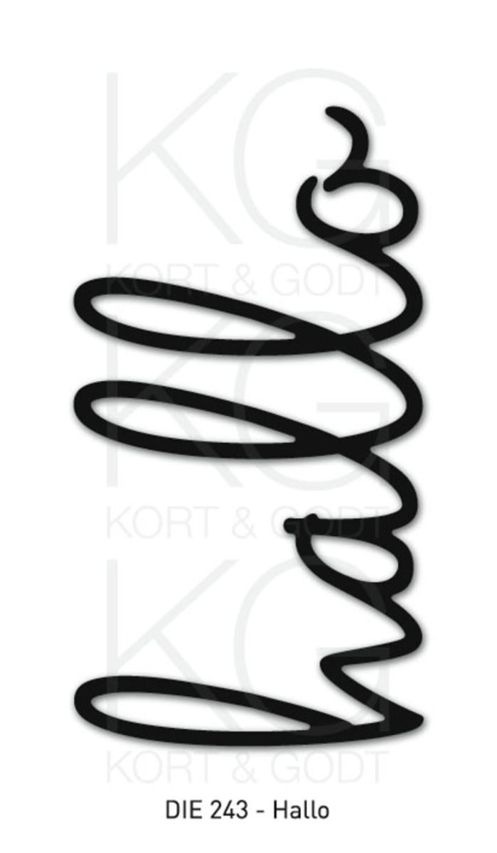 Kort og Godt Die 243 - Hallo