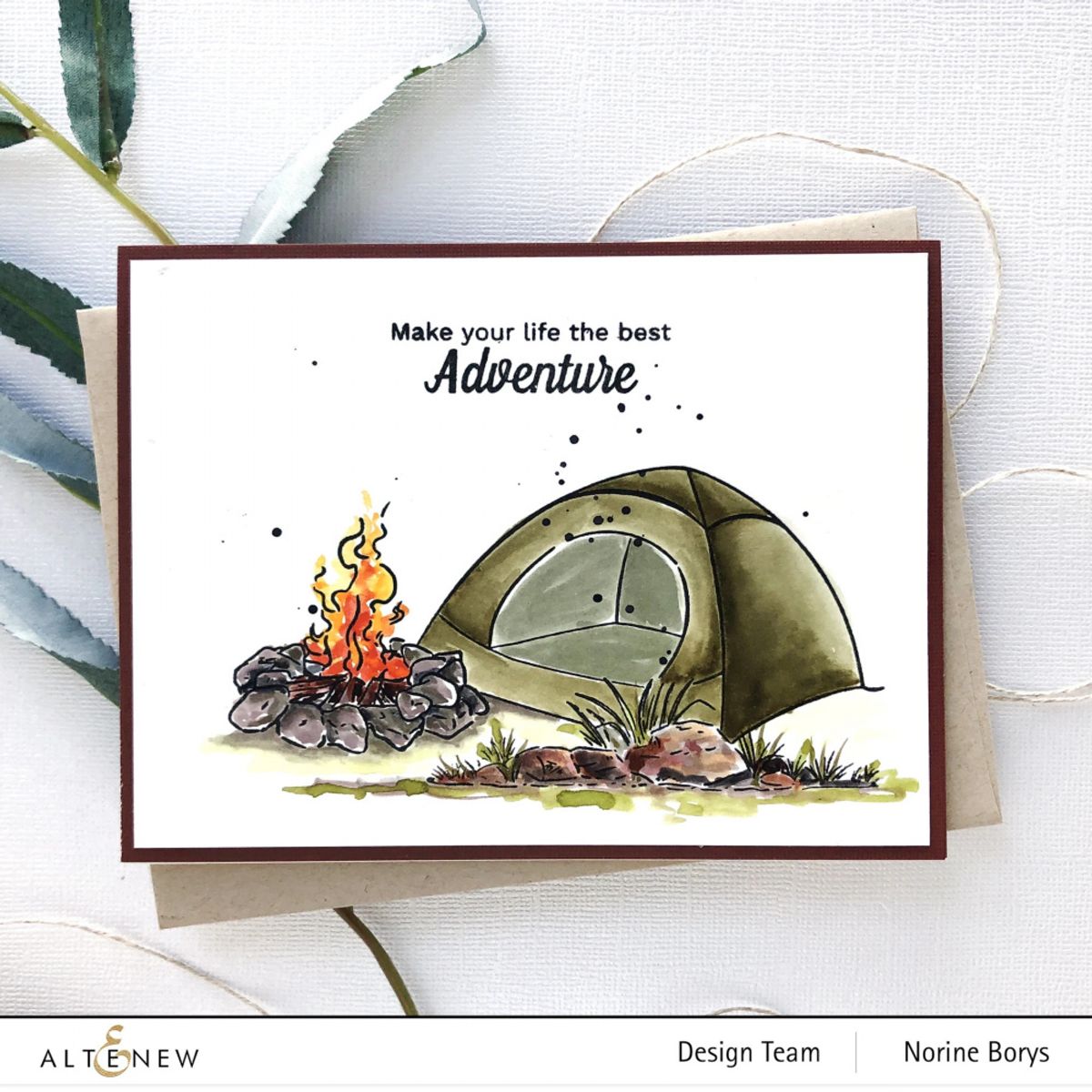 Altenew Camp Life Stamp & Die Bundle