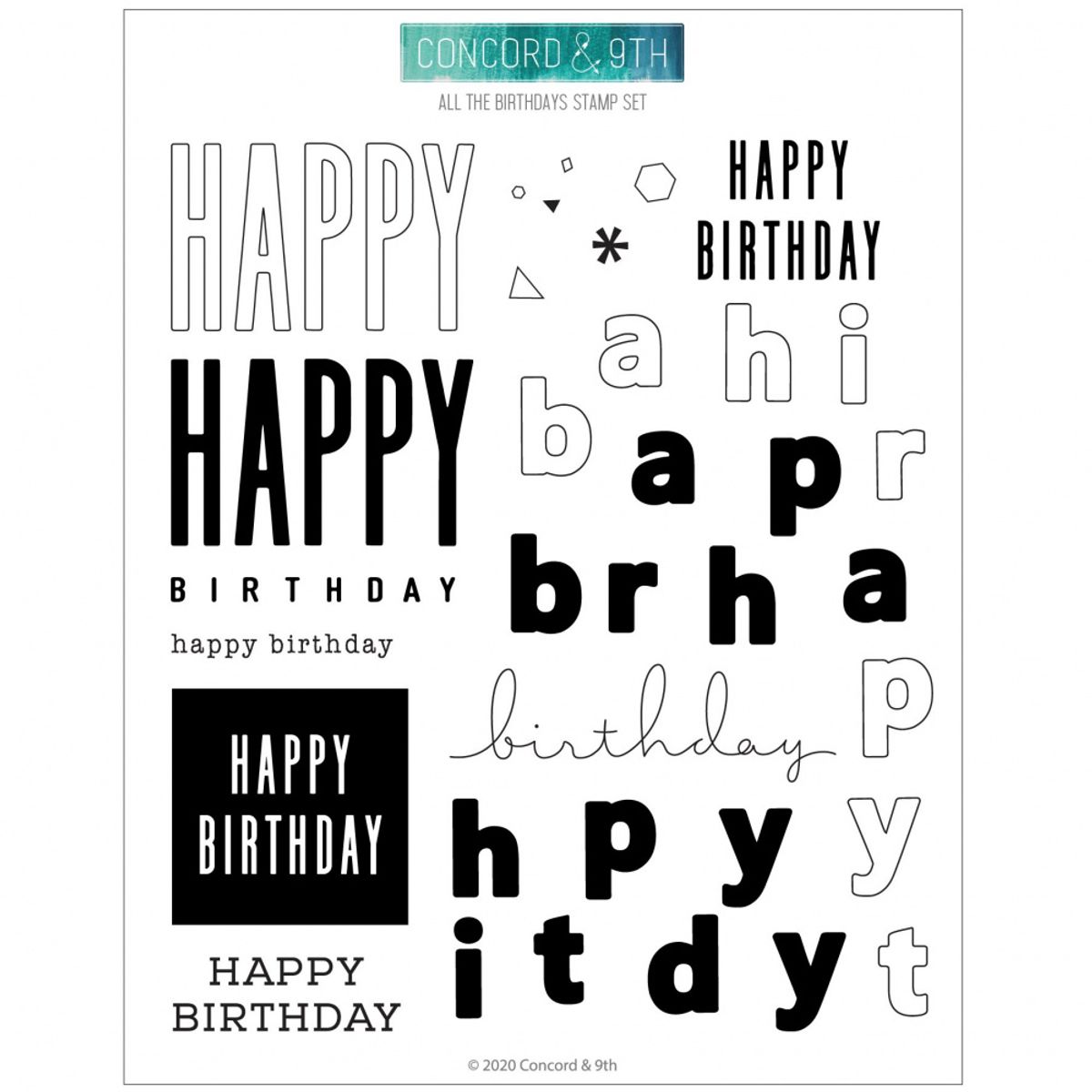 Concord & 9th All the Birthdays Bundle