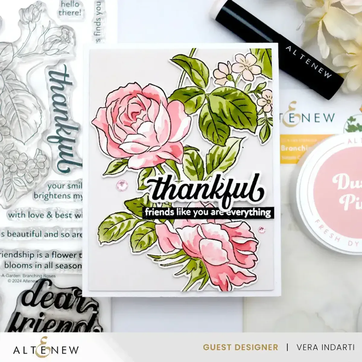 Altenew Blushberry Bliss Fresh Dye Ink Mini Cube Set