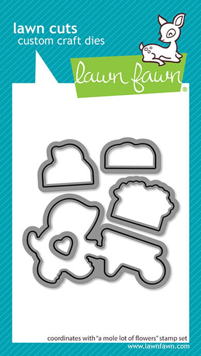 Lawn Fawn A Mole Lot of Flowers Bundle