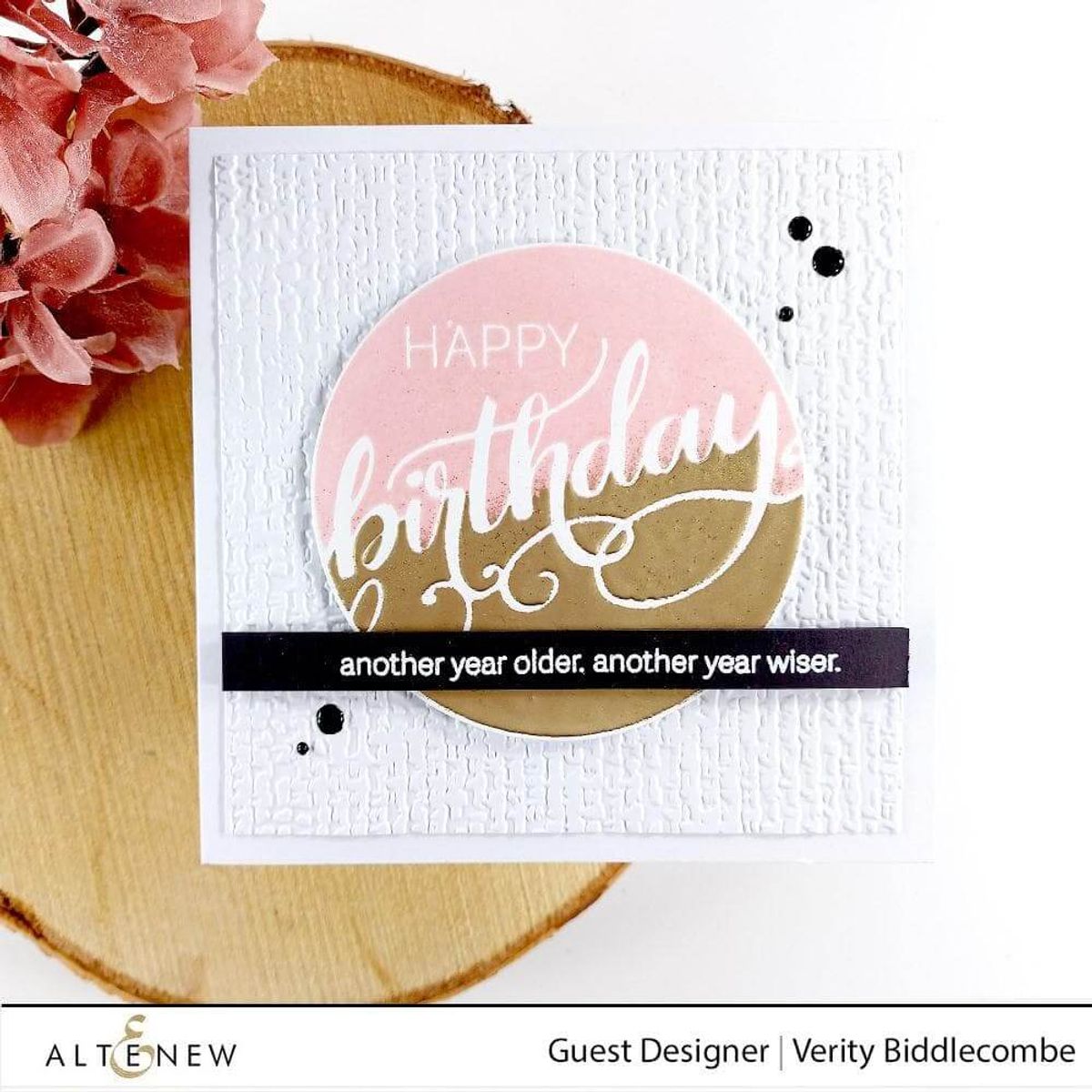 Altenew Organic Linen 3D Embossing Folder