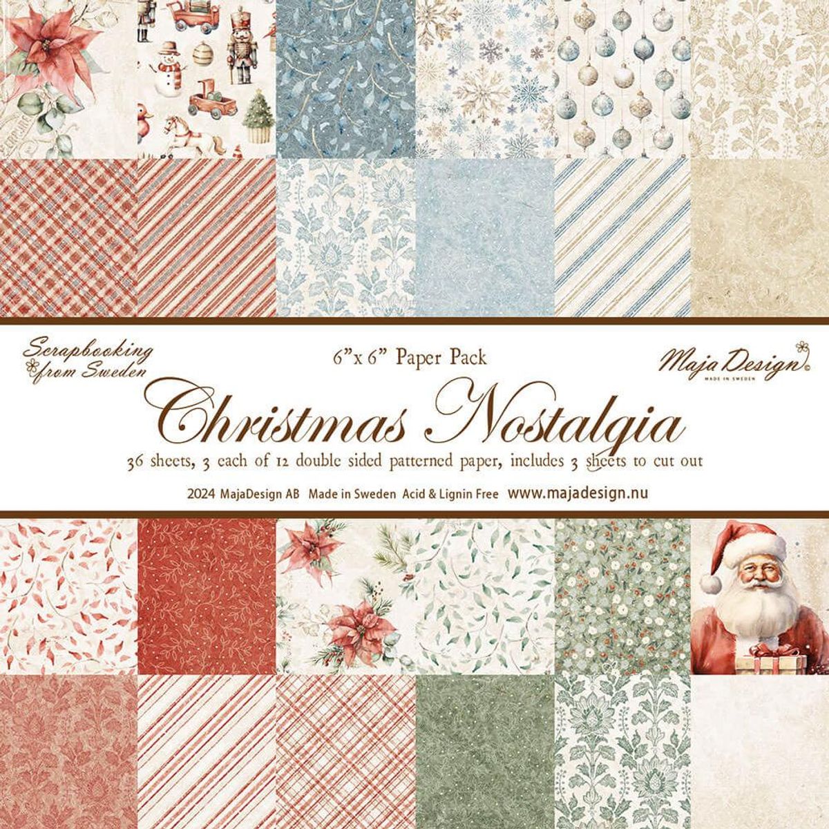 Maja Design Christamas Nostalgia 6'' x 6'' Paper Pack