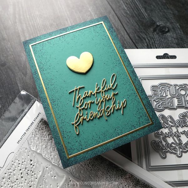 Hovedbilde Kristina Werner Splatter Texture Stamp Set
