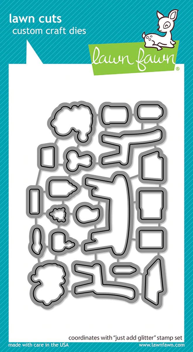 Lawn Fawn Just Add Glitter Dies