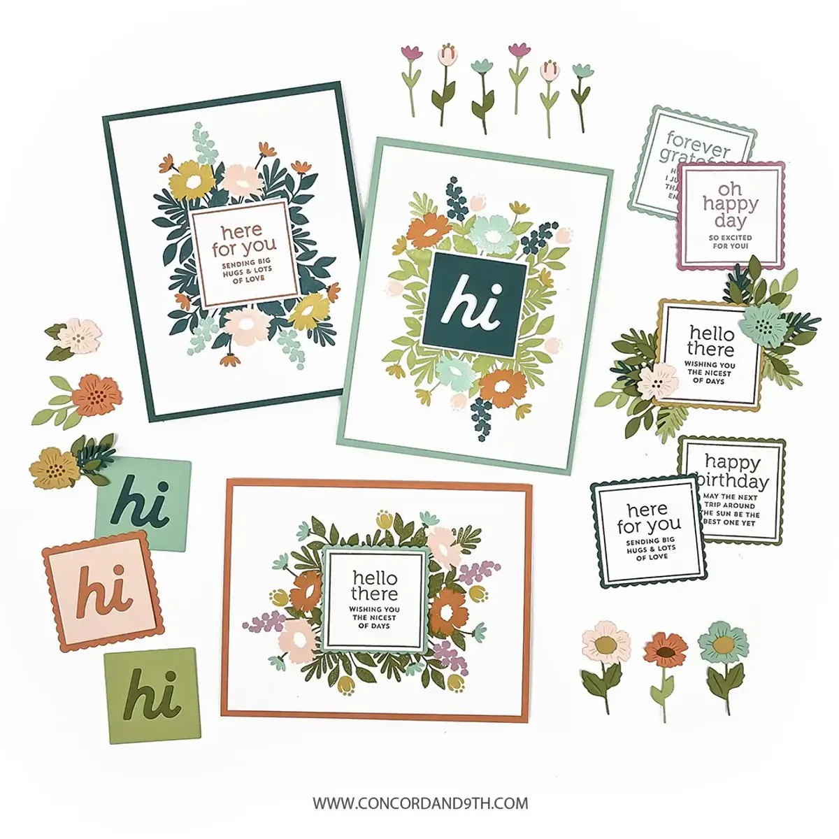 Concord & 9th Sentimental Florals Bundle