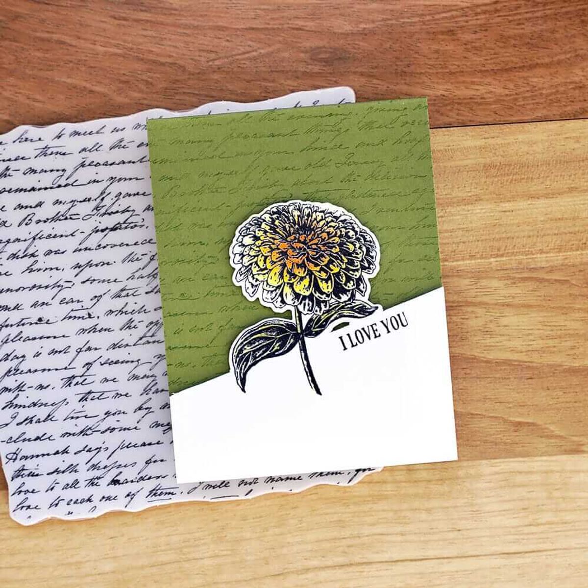 Simon Hurley create. Handwritten Cling Stamp