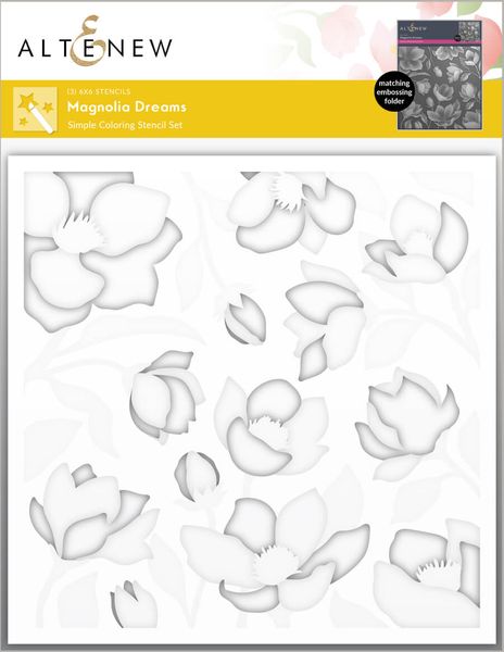 Hovedbilde Altenew Magnolia Dreams Stencil Set