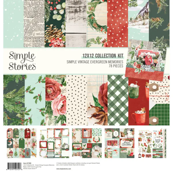 Hovedbilde Simple Vintage Evergreen Memories 12x12 ...