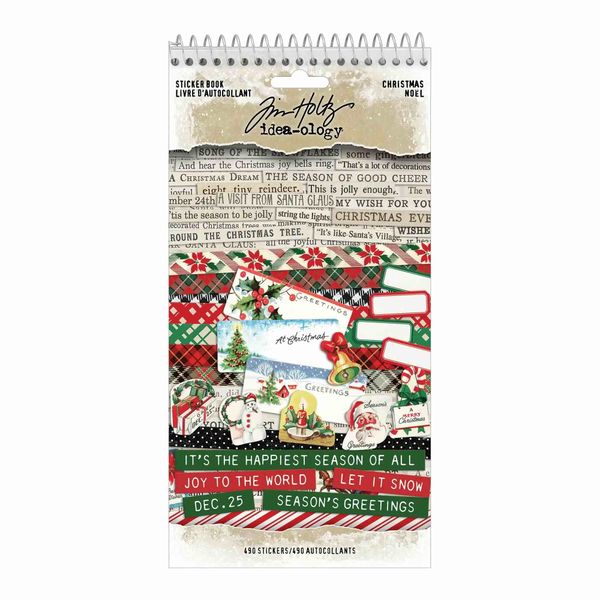 Hovedbilde Tim Holtz Christmas Sticker book